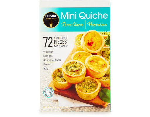 Cuisine Adventures Mini Quiche Assortment